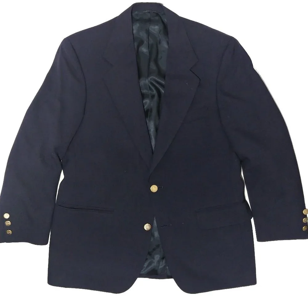 Burberrys Navy Blue Blazer Sz 42R